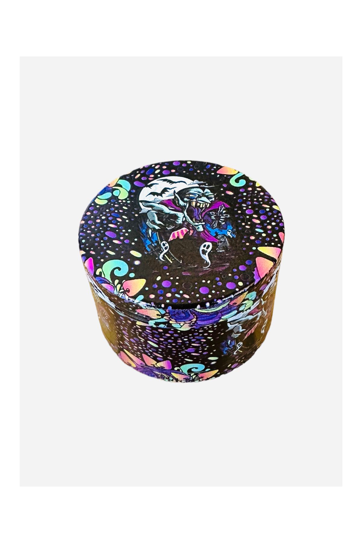 63mm Desenli Grinder Premium 4 Katmanlı Çinko Alaşım Manuel Kahve Baharat Öğütücü Parçalayıcı - Görsel 4