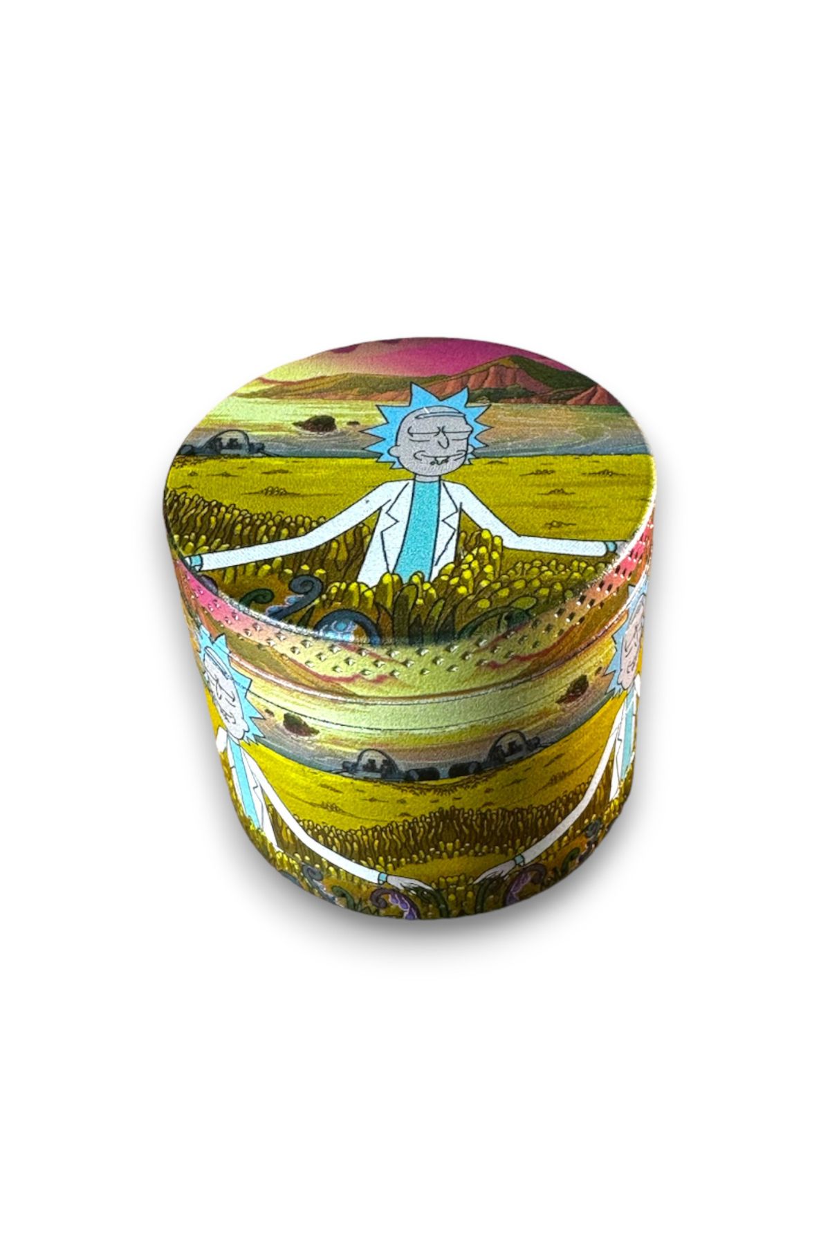40mm Rick Premium Mini Grinder 4 Katmanlı Çinko Alaşım Manuel Kahve Baharat Öğütücü Parçalayıcı - Görsel 5