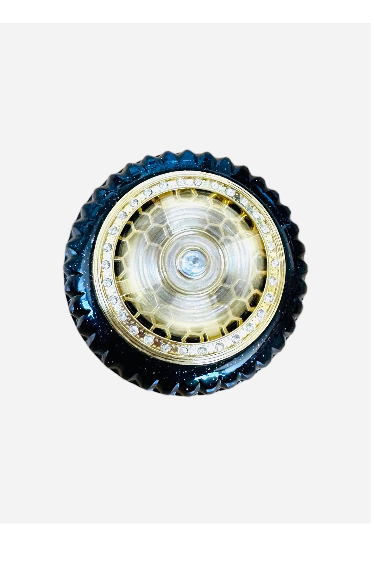 63mm Dönen Fidget Mıknatısklı Pürüzsüz Materyal Siyah Kahve Baharat Öğütücü Parçalayıcı Manuel 4 Katmanlı - Görsel 4