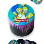 40mm Simpon Premium Mini Grinder 4 Katmanlı Çinko Alaşım Manuel Kahve Baharat Öğütücü Parçalayıcı