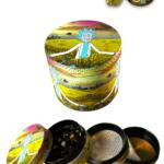 40mm Rick Premium Mini Grinder 4 Katmanlı Çinko Alaşım Manuel Kahve Baharat Öğütücü Parçalayıcı