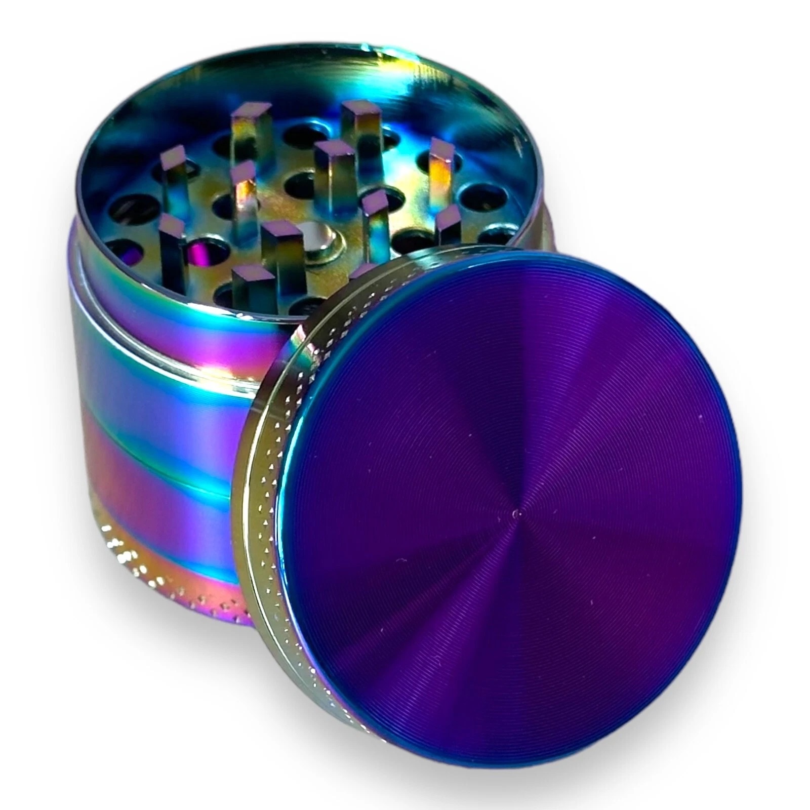 40mm Gökkuşağı Tütün Baharat Herbal Öğütücüsü Parçalayıcı - Görsel 4