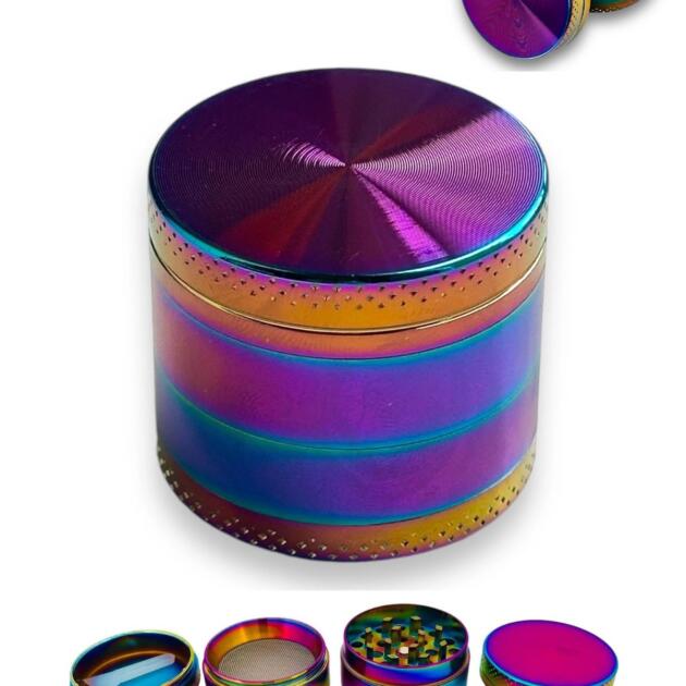 40mm Gökkuşağı Tütün Baharat Herbal Öğütücüsü Parçalayıcı