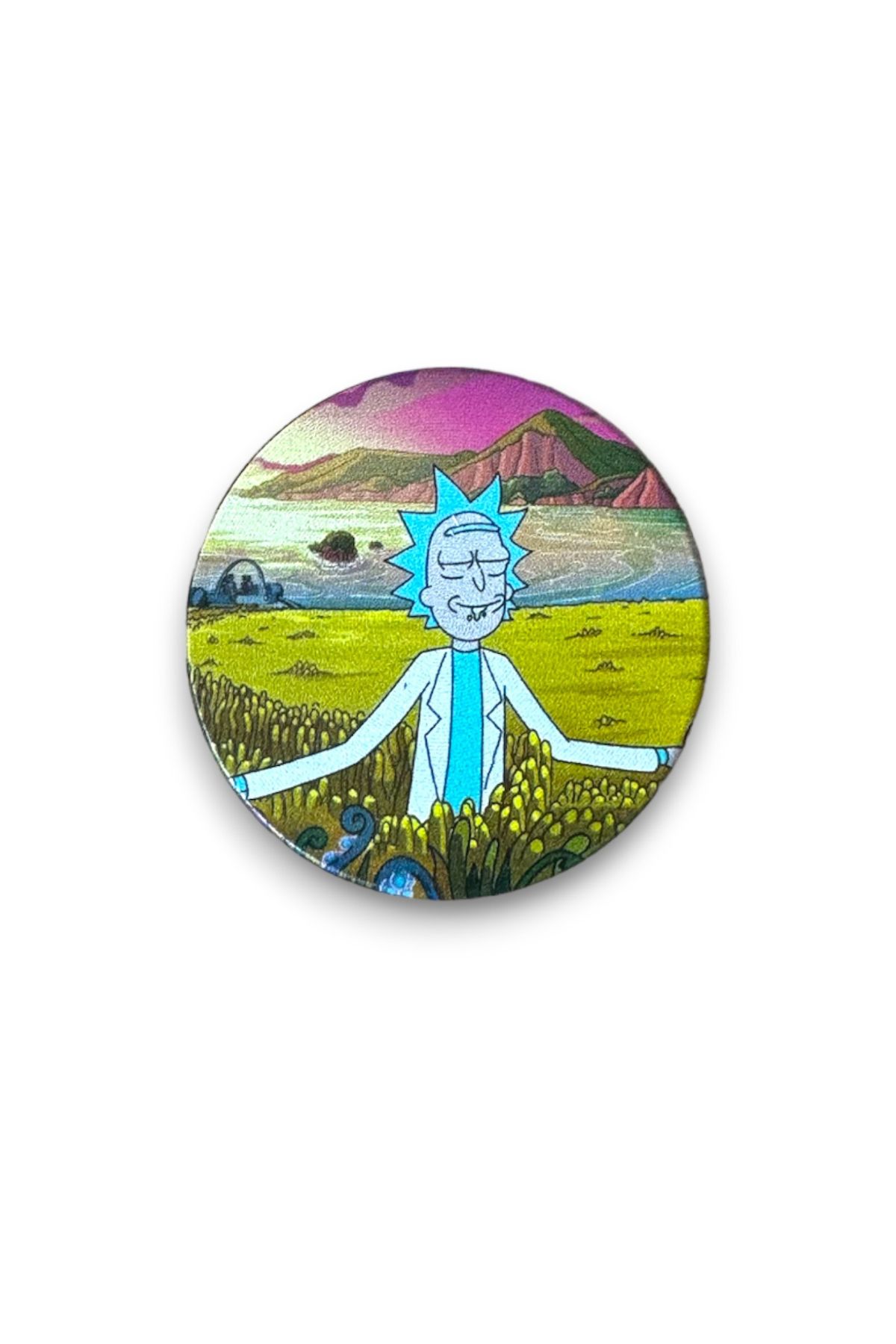 40mm Rick Premium Mini Grinder 4 Katmanlı Çinko Alaşım Manuel Kahve Baharat Öğütücü Parçalayıcı - Görsel 2