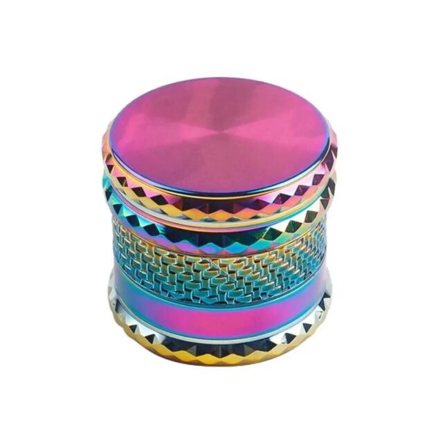 63mm Çok Renkli 5 Katmanlı Premium Grinder Manuel Kahve Baharat Öğütücü Parçalayıcı