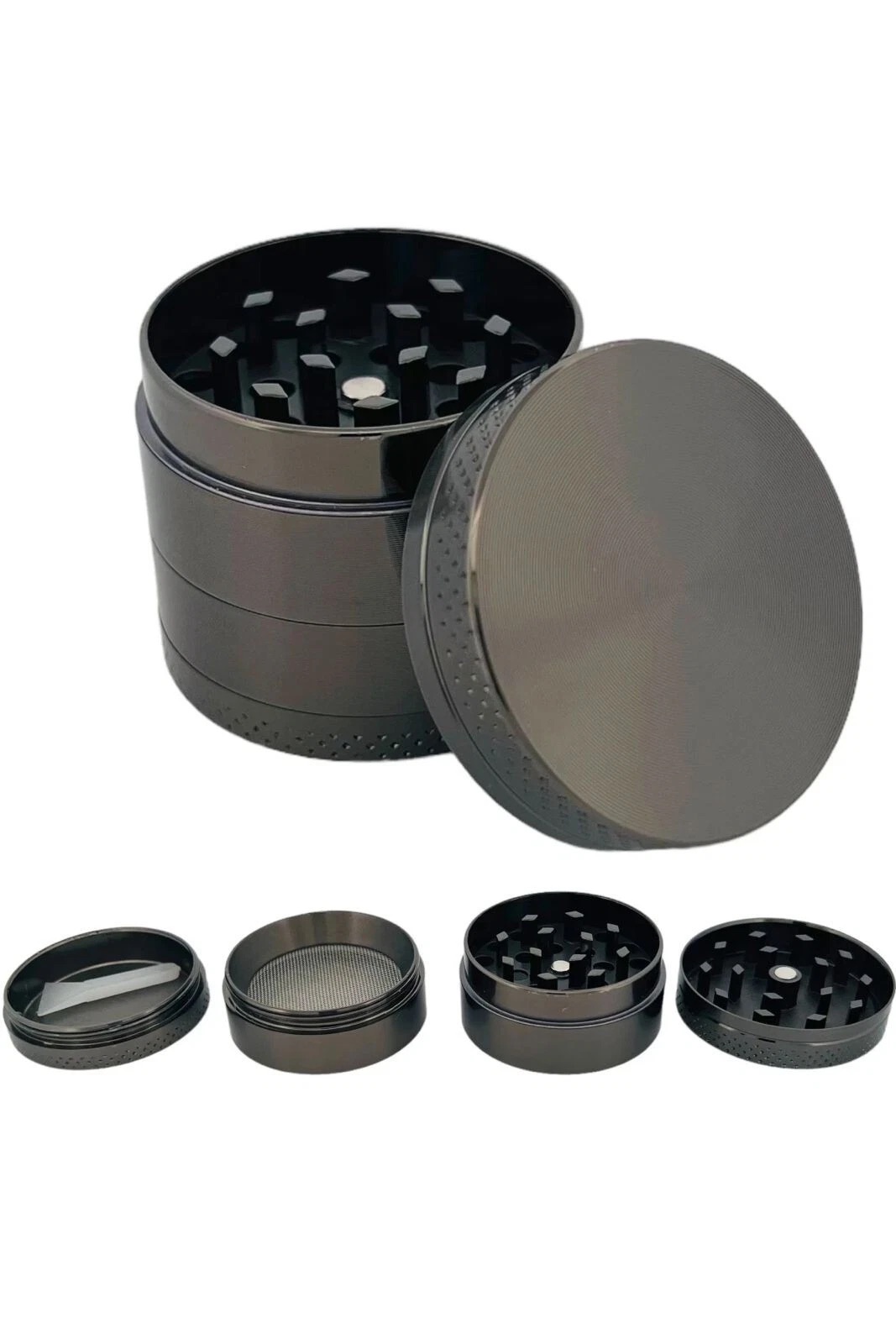 40mm Uzay Grisi Tütün Baharat Herbal Öğütücüsü Parçalayıcı - Görsel 2