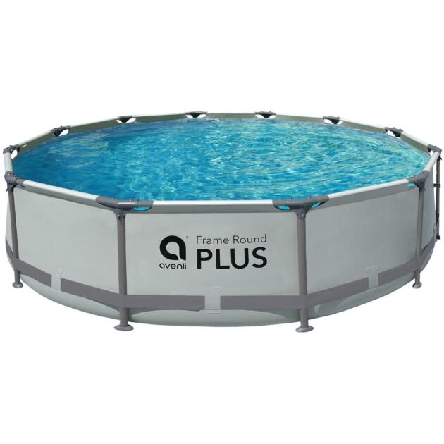 366x76 cm Metal Gövde Bahçe Havuzu 6765 Litre – Paslanmaz Çelik Konstrüksiyon Kolay Kurulumlu Aile Havuzu Tamir Kiti Dahil